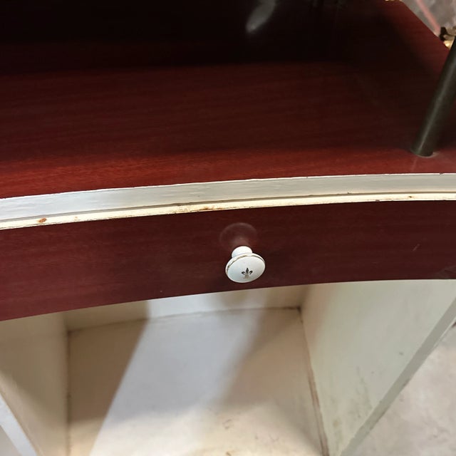 1970s Wooden Camel Footed Bar With Shelves and a Drawer For Sale In Atlanta - Image 6 of 10