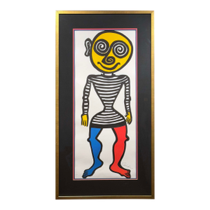 Alexander Calder"Puppet Man"1960. E. A. Fine Art Print Hand Signed Custom Framed