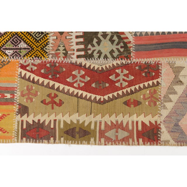 1950s Oushak Vintage Anatolian Rug For Sale - Image 5 of 11