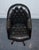 Vintage Chesterfield Dark Aged Grey Leather Directors Swifel Captains Chair For Sale - Image 6 of 16