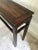 Wood Chinese Rosewood Console Table With Carved Spiral Details and Architectural Form For Sale - Image 7 of 11