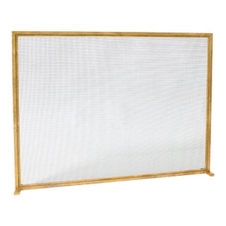 Brilliant Gold Dakota Fireplace Screen For Sale