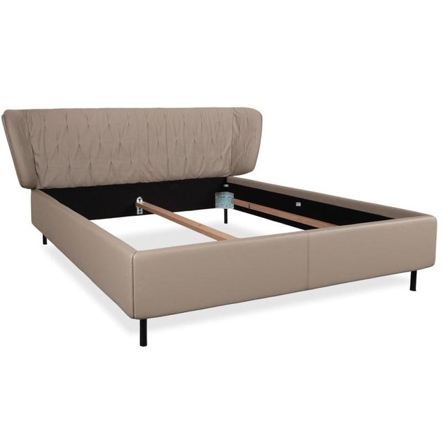 Sono Bed in Beige Leather from Rolf Benz For Sale - Image 15 of 15
