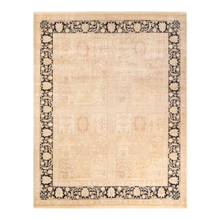 Mogul, One-of-a-Kind Hand-Knotted Area Rug - Ivory, 8' 3" x 10' 5" For Sale