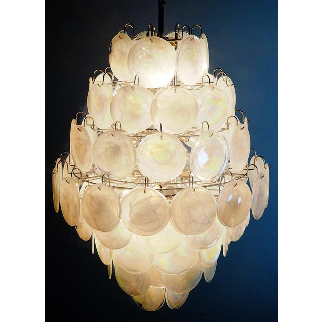 Vintage Italian Murano Chandeliers, 1990, Set of 2 For Sale - Image 16 of 17