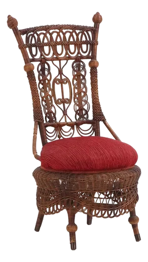 A Heywood Wakefield Wicker Chair, C. 1890.