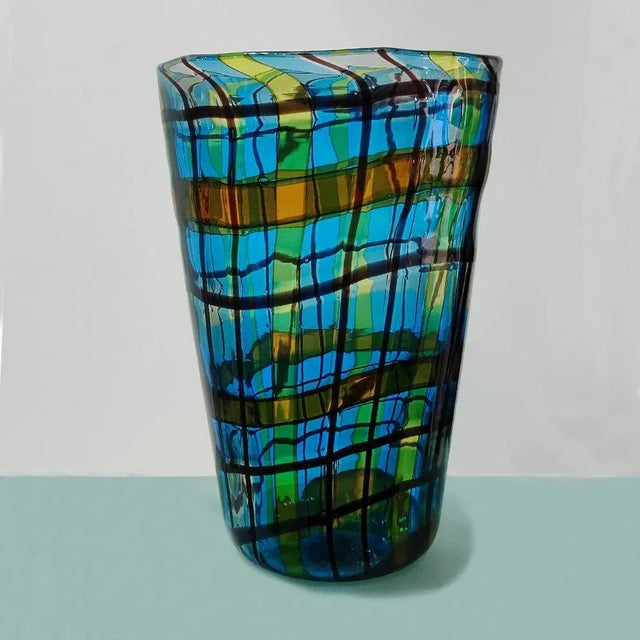 Conical Scozzese Vase by Ercole Barovier for Cristian Dior For Sale - Image 16 of 17