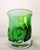 Mid-Century Modern Mid Century Kosta Boda Signed Goran Warff Art Glass Green Pinched Bubble Vase For Sale - Image 3 of 18