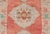 Textile Vintage Turkish Oushak Gallery Runner With Floral's in Orange and Green 4'7 X 10'3 For Sale - Image 7 of 12