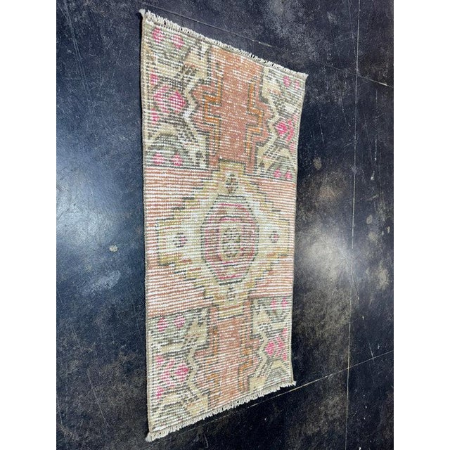 Turkish Yastik Rug 1'4" x 2'10" For Sale In Houston - Image 6 of 6