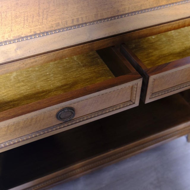 Louis XVI Display Cabinet with Flap Secretaire, Italy, 1950s For Sale - Image 17 of 18