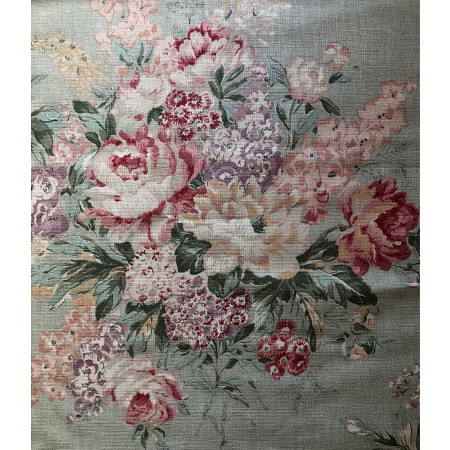 Shabby Chic Ralph Lauren Floral Fabric - 3/4 Yard | Chairish