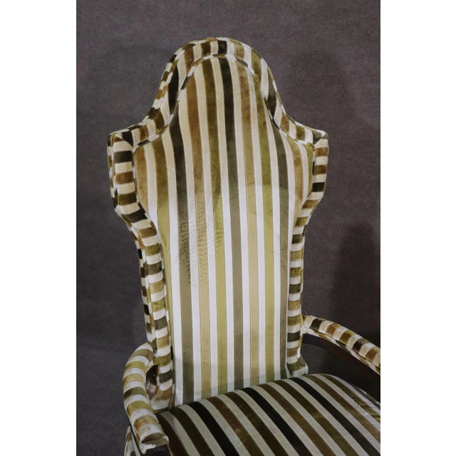 Mid 20th Century Pair of Mid-Century Throne Chairs - 2 Pieces For Sale - Image 12 of 12