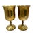 Mid-Century Modern Vintage Mid Century Modern Solid Brass Goblets – Set of 4 For Sale - Image 3 of 12