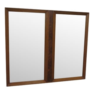 Mid Century Modern Large Vanity Dresser Bathroom Wall Mirror 6243 For Sale