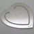Vintage Italian Handmade Silver Heart-Shaped Bookmark Engraved with Ar, Padova, 1980s For Sale - Image 6 of 14