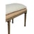 Milton Linen Stylish Bench by Furniture Classics For Sale - Image 4 of 5