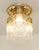 Metal Art Nouveau Glass Ceiling Lamp, 1890s For Sale - Image 7 of 7