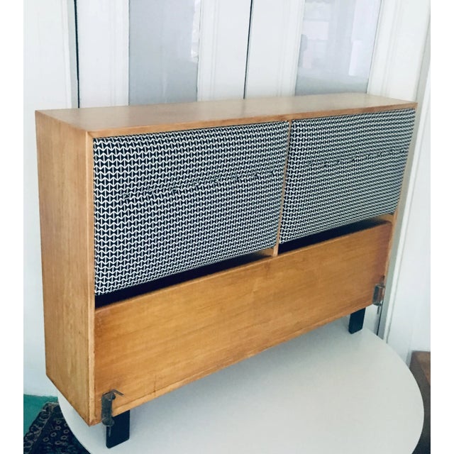 Wood 1950s George Nelson /Alexander Girard Storage Headboard for Herman Miller For Sale - Image 7 of 13