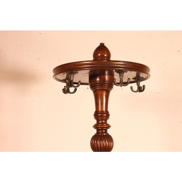 Antique Mahogany Coat Rack For Sale - Image 4 of 9