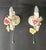 1980s Vintage Wall Lamp with Floral Porcelain Elements, 1960s, Set of 2 For Sale - Image 5 of 18