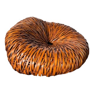 Large Contemporary Japanese Woven Bamboo Sculpture Mimura Chikuho For Sale