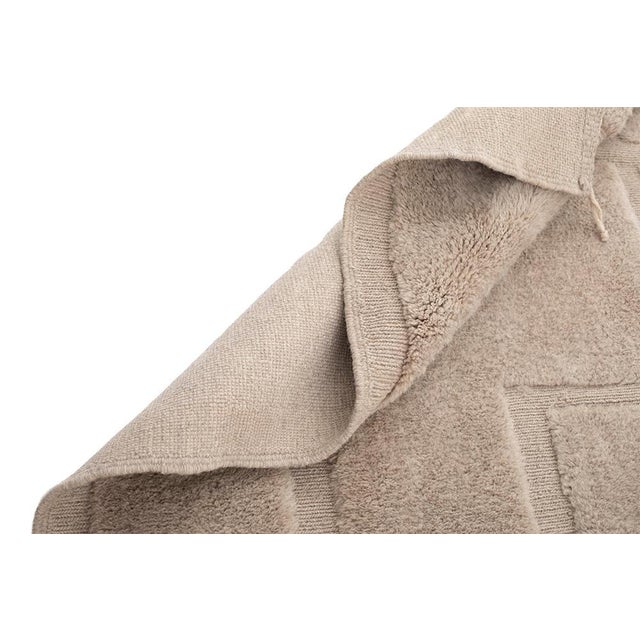 Hand-Knotted Wool Rug by Azele Studio For Sale - Image 9 of 11