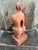 Vintage Modernist Cubist Terracotta Figure Sculpture — Abstract Female Form — Studio Art For Sale - Image 4 of 7