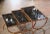 Set of 3 Early 20th Century French Art Deco Gilt Iron Nesting Tables For Sale In Dallas - Image 6 of 10