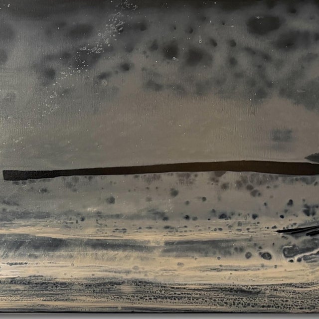 Abstract Seascape Titled Equinox For Sale - Image 11 of 12