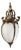 French Art Nouveau Brass and Etched Glass Lantern Pendant Light, 1920s For Sale