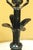 1970s Hollywood Regency e.f. Industries Wrought Iron and Glass Floor Lamp/Side Table For Sale In Los Angeles - Image 6 of 13