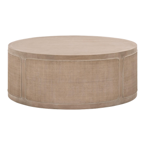 Cane Coffee Table, Smoke Gray Oak