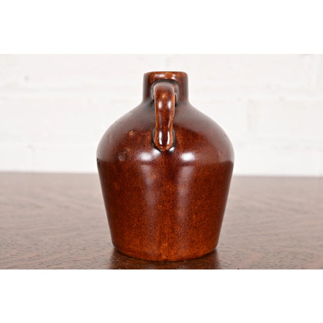Roycroft Pottery Antique Arts & Crafts Glazed Ceramic Jug, Circa 1920s For Sale - Image 9 of 12