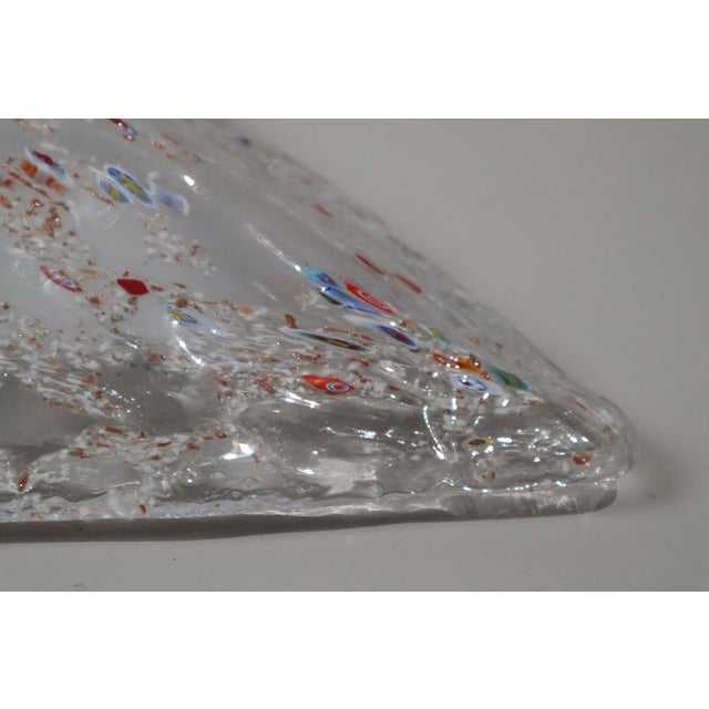 Murano Glass Pyramid Wall Light, 1970s For Sale - Image 10 of 15
