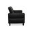 Wave 2-Seater Sofa in Black Leather from Stressless For Sale - Image 9 of 12