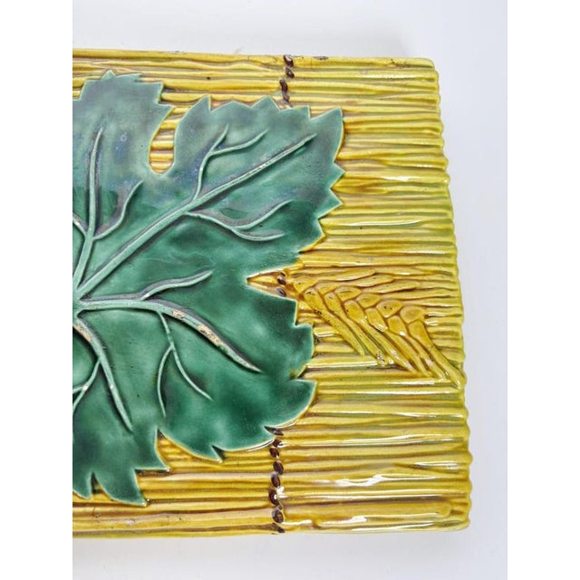 Yellow Glazed Ceramic Trivet, France, 1970s For Sale - Image 6 of 12