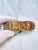 Gold Vintage Mid‑Century Chinese Solid Cast Brass Fú‑Lù‑Shòu Blessings Bracelet For Sale - Image 8 of 13