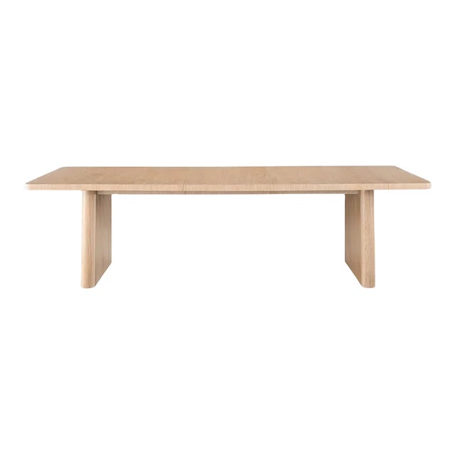 Contemporary Nomad Wood Rectangular Dining Table For Sale