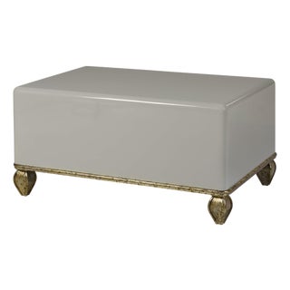 Tara Shaw for Century Furniture Loire Cocktail Table - Lacquered Grey For Sale