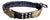 French Studded Leather Dog Collar with Brass Nameplate, 19th Century For Sale
