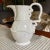 Gorgeous, large handmade in France Astiere de Villatte milky white pitcher. Small chip on the spout. Just stunning and out...