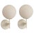 Glass Opal Glass Wall Light Sconces from Temde, Switzerland, 1960s, Set of 2 For Sale - Image 7 of 7