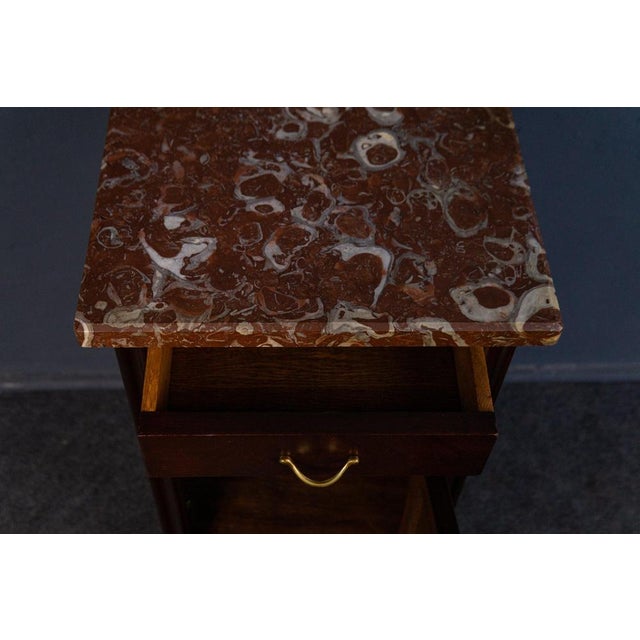 Bedside Tables in Mahogany and Pine, Set of 2 For Sale - Image 13 of 18