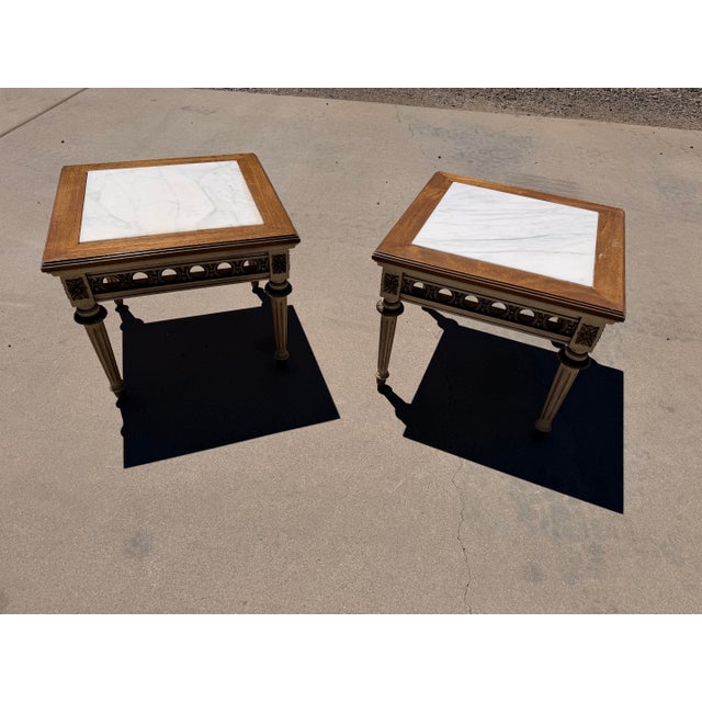 Marble-topped tables gained popularity in the 18th century, particularly during the Neoclassical period, as they were seen...