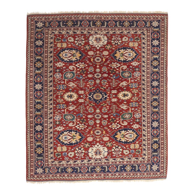 Late 20th Century Vintage Turkish Oushak Rug, 08'03 X 09'07 For Sale