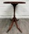 Vintage Duncan Phyfe Style Mahogany Lyre Pedestal Base Accent Table For Sale - Image 12 of 16