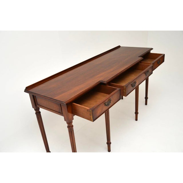 Vintage Georgian Style Console Table, 1950 For Sale - Image 6 of 8