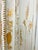 White Carolina Mirror Company Distressed White & Gold 45" Wall Mirror For Sale - Image 8 of 9