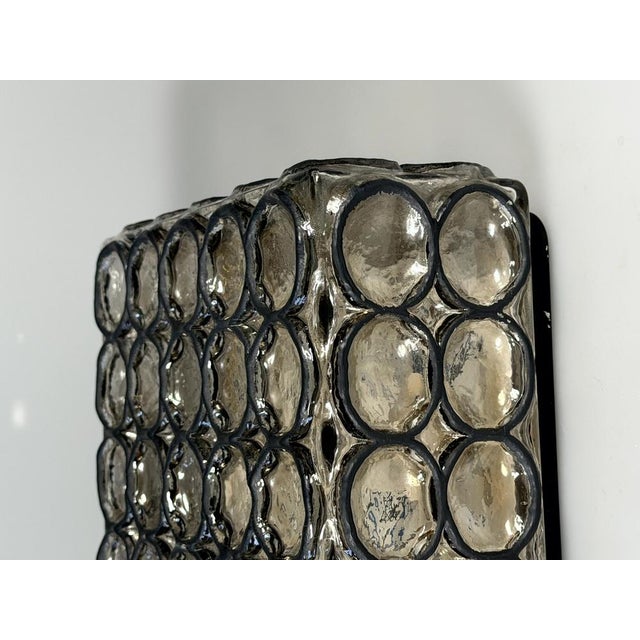 Metal Vintage German Ceiling Lamp from Glashütte Limburg, 1960s For Sale - Image 7 of 18